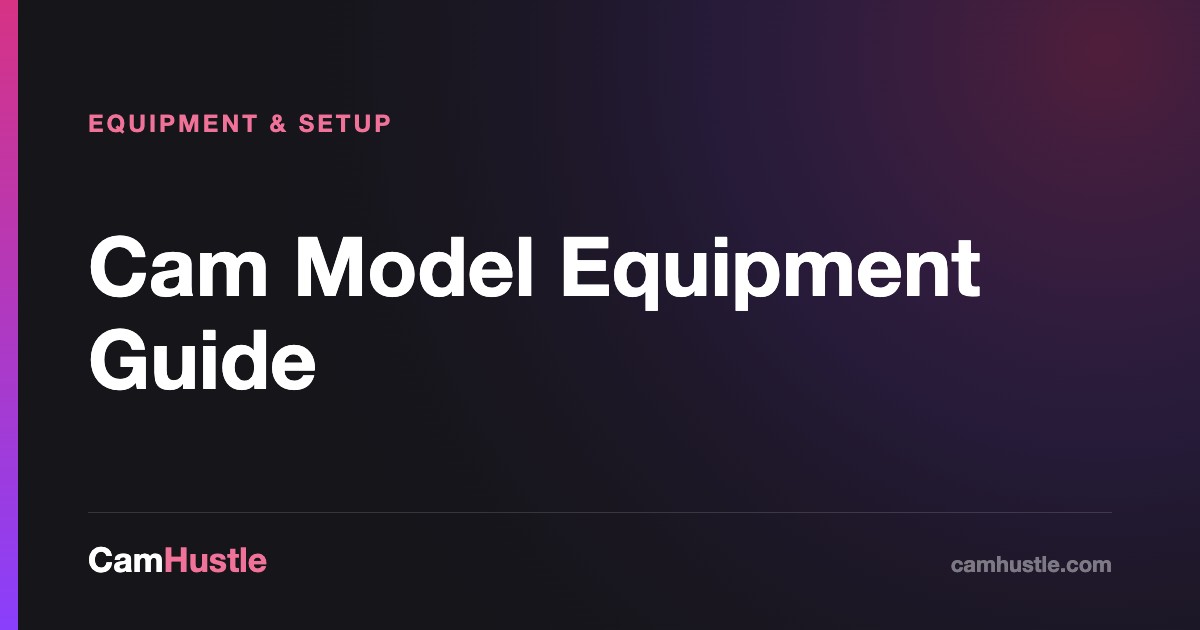 Cam model equipment compared by budget tier